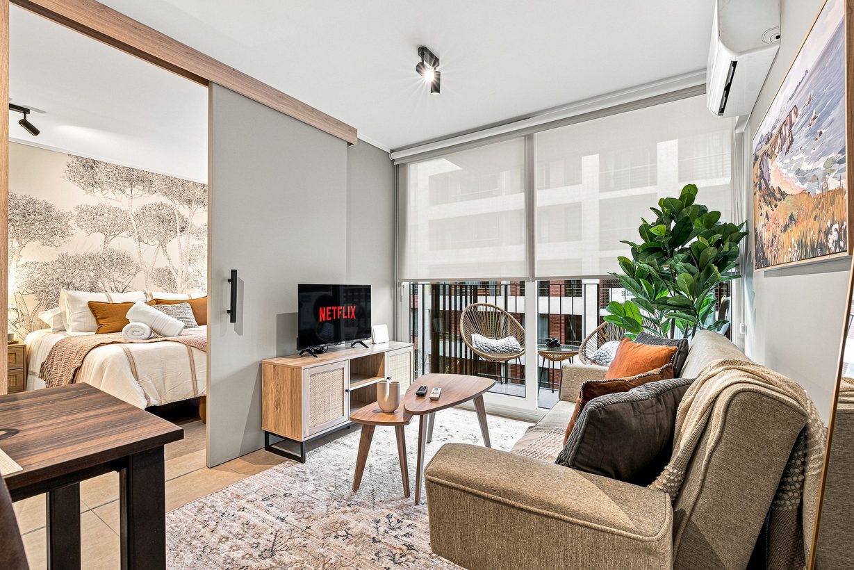 Detalle de ambientación e interiorismo Short Rent