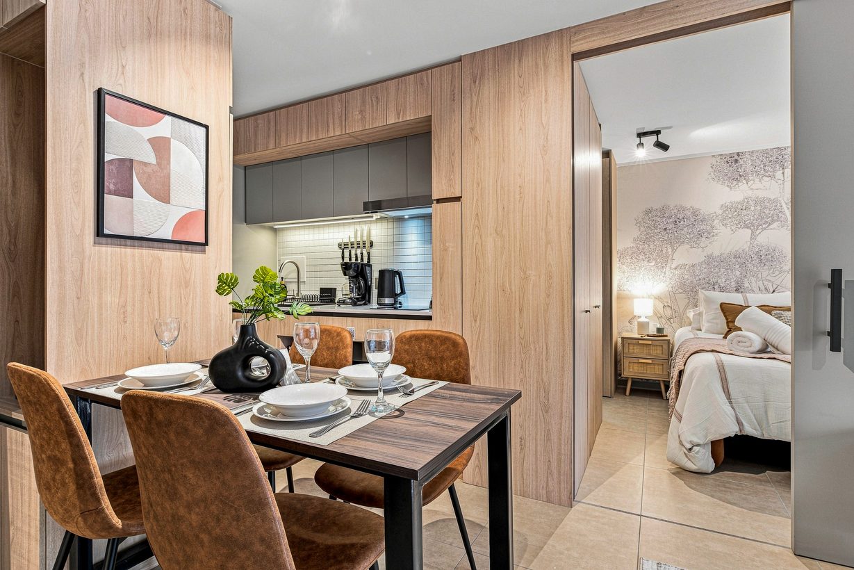 Detalle de ambientación e interiorismo Short Rent
